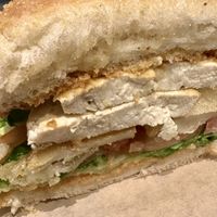 ‘Fried Chicken’ Pain Bagnat  at Josephine's Coffee in Attard