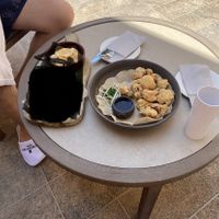Ginger roasted cauliflower salad. Tasty the two first bites and then it got boring  at Josephine's Coffee in Attard