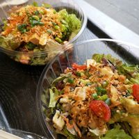 The two vegan options at Scales Nakameguro in Tokyo