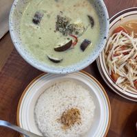 Vegan chicken green curry   at Go Thai - 고타이 in Seoul