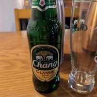 Chang classic lager, a Thai beer. at Go Thai - 고타이 in Seoul
