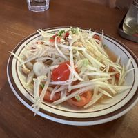 Papaya salad #Veganuary at Go Thai - 고타이 in Seoul