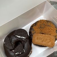 Oreo und Lotus Cookie Donut at Royal Donuts in Offenburg