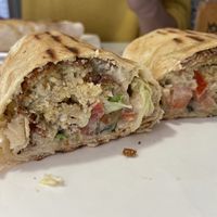 Bocadillo de falafel at Sésamo in Pamplona