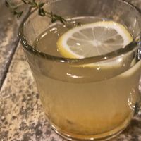 Hot yuza tea at Maru in Charlottesville