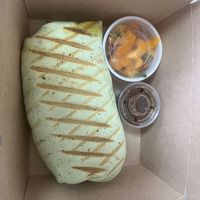Breakfast burrito! Can’t go wrongg with  at The Squeeze Juice Bar and Vegan Eatery in Vicksburg