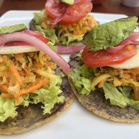 Panuchos  at Restaurante Los Arcos in Izamal