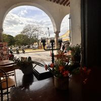   at Restaurante Los Arcos in Izamal