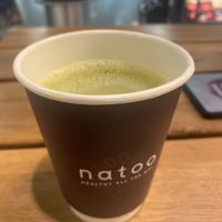 Matcha latte!   at Natoo in Frankfurt