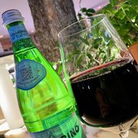 water & wine at Vapiano in Hannover