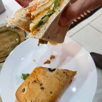 Vegetarian burger  at Vegan Spectrum مطبخ الطيف النباتي in Amman