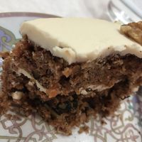 The carrotcake  at Vegan Spectrum مطبخ الطيف النباتي in Amman