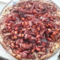 Palestinian flatbread special at Vegan Spectrum مطبخ الطيف النباتي in Amman