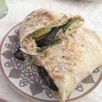 Palestiniam wrap  at Vegan Spectrum مطبخ الطيف النباتي in Amman