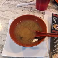 Miso soup appetizer at Sushi Rose in Reno
