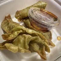 Vegan mandu 🥟   at K-POP Ramen Shop in Dallas