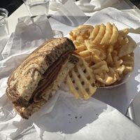 Vegan Ruben. Is the small size   at Hot Johnnie's in San Francisco