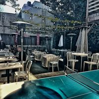 Back patio   at Hot Johnnie's in San Francisco