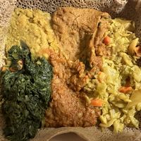 Vegan platter   at ETHIOERITREA RESTAURANT in Syracuse