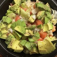 Delicious avocado salad  at ETHIOERITREA RESTAURANT in Syracuse