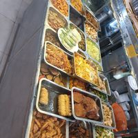 You get to choose different dishes accompanied by white rice. at An Lac Tam - P2 in Da Lat