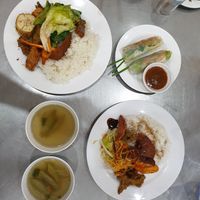 Flavorful and a paradise for vegans. Springrolls are extra 6k each! at An Lac Tam - P2 in Da Lat