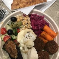 Vegan falafel bowl  at Chick Peace - Shinsegae Jung-gu in Seoul