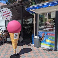 Hard to miss it! 🙂 at Tiks coffee & bistro in Palanga