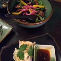 Buddhabuikjes and spinach salad at Jasmijn en Ik in Utrecht