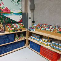 Inside shop at Siamaya Chocolate in Chiang Mai