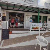 The gelateria at Agrigelateria in Lanzarote