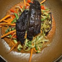 Best vegan pasta I’ve had. This vegan pasta was delicious and also healthy as it was made with zucchini noodles and yet super flavorful.  at Universal Studios - The Toothsome Chocolate Emporium & Savory Feast Kitchen in Orlando