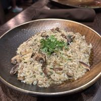 Wild mushroom risotto  at Universal Studios - The Toothsome Chocolate Emporium & Savory Feast Kitchen in Orlando