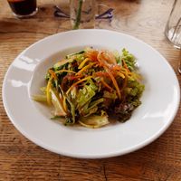 Menu salad (included) at Café des Amis in Zurich