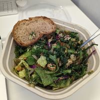 Hummus crunch bowl with added tofu (my new favorite) at sweetgreen in Atlanta