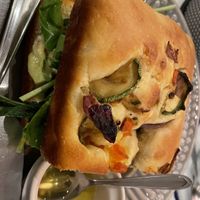 Lanche de focaccia vegan  at Ancora Coffee House in Pocos De Caldas