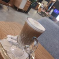 Soy latte at SAVA in Kursk