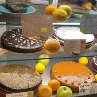 Desserts also gluten free at DaOrganic restaurant in Sofia