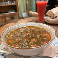 (Amazing) bean soup at DaOrganic restaurant in Sofia