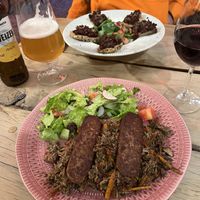 Bulgarian dishes - vegan versions  at DaOrganic restaurant in Sofia