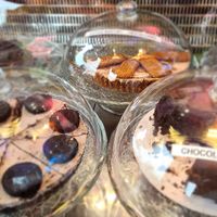 vegan cakes at Angel Cafe in North London