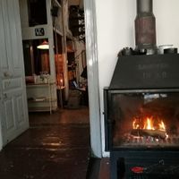 Fireplace at Burggasse 24 in Vienna