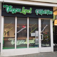 Outside at VeganLand in Ratingen