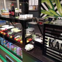 Inside counter at VeganLand in Ratingen