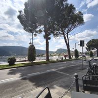 View from the outdoor sitting area at Fogg in Sarnico