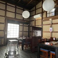 Inside the "Kura" - additional dining space located next to the main building of the restaurant. at Shikinosato  in Ninohe