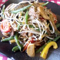 Just a big plate of fresh veggies. My favourite. at Loving Hut Thien Dang in Seoul