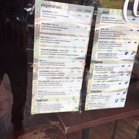 Menu at Cafe Lalibela in Footscray