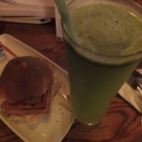 Lebanese minto and a potato scone roll at The Bay Tree in Glasgow