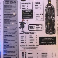 Menú de bebidas  at Tribu Mazunte in Mazunte